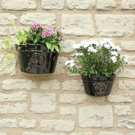 20CM EDWARDIAN WALL POT BK - image 2