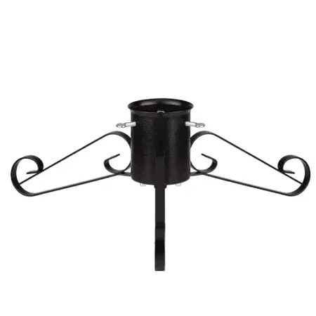 4" Wrought Iron Stand - Black