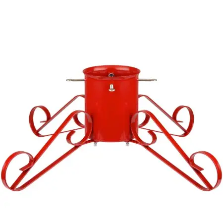 6" Wrought Iron Stand - Red