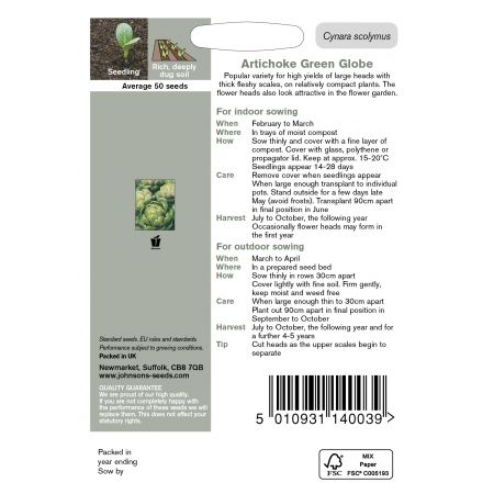 ARTICHOKE Green Globe Seeds - image 2