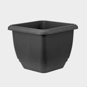 Black 40cm Balconiere Square Pot