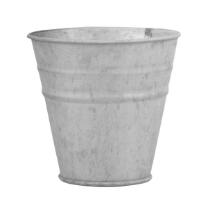 Flower Pot Old Zinc 12.4cm - image 1