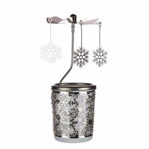 Glass Carousel Snowflakes - image 1