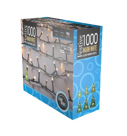 Glow-worm lights - warm white 1000 - image 1