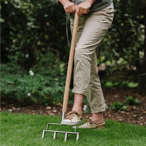 Lawn Aerator Stainless Steel - image 2