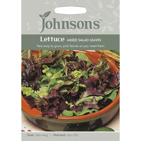 Lettuce Mixed Salad Leaves Johnsons Seeds