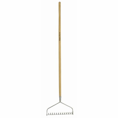 Long Handled Soil Rake Stainless Steel - image 1