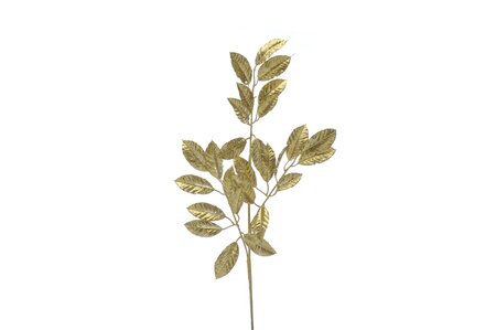 Metallic gold leaf stem 80cm