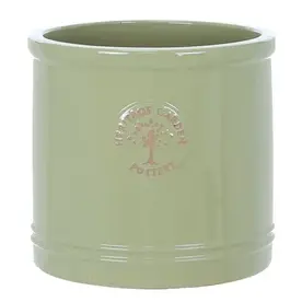 Mint Green Heritage Cylinder Pot 20cm