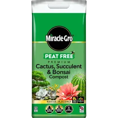 Miracle Gro Cactus Bonsai Peat Free Compost 10L