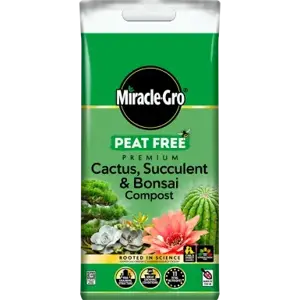 Miracle Gro Cactus Bonsai Peat Free Compost 10L