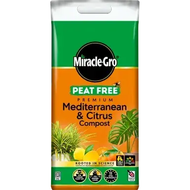 Miracle Gro Mediterranean/Citrus Peat Free Compost 6 Litre