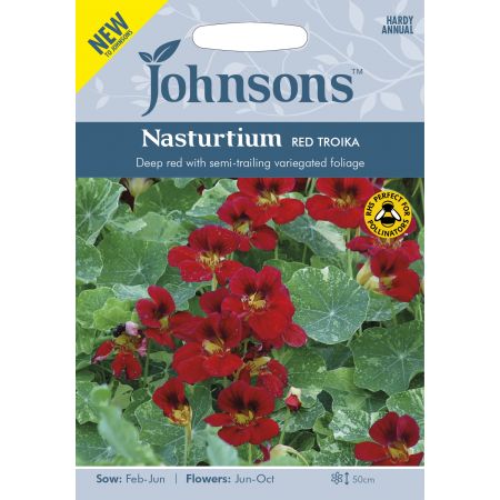 NASTURTIUM Red Troika Seeds - image 1