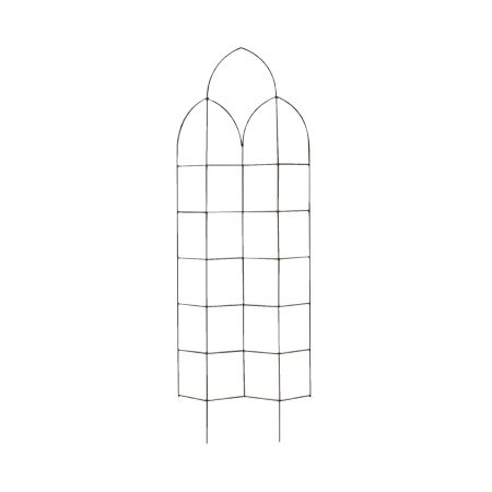 Offset Spires Trellis Black 182cm x 60cm