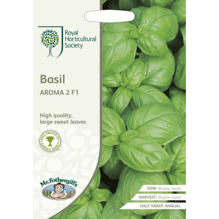 RHS BASIL Aroma 2 Seeds - image 1