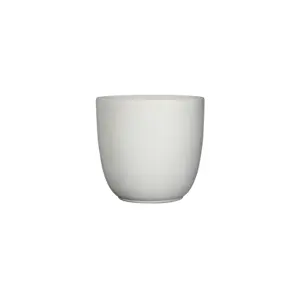 SIENA POT MATT WHITE 17CM