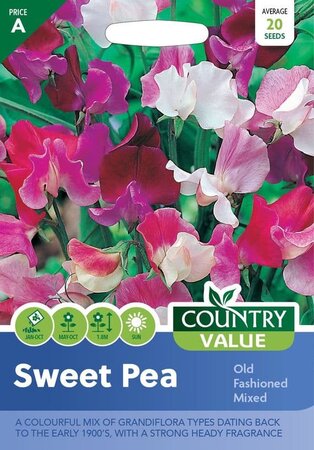 Sweet Pea Old Fashioned Mixed Seeds