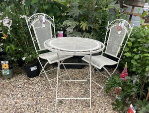 Tea for 2 Bistro Set (2 Chairs and 1 table per box)