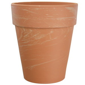 Terracotta Pot Marble Finish 31cm