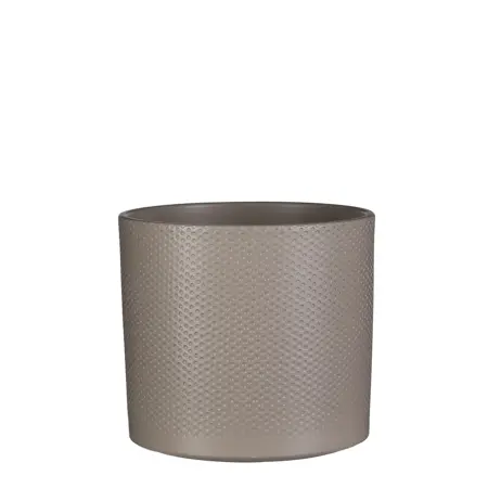 Turin Indoor Pot Taupe 12cm