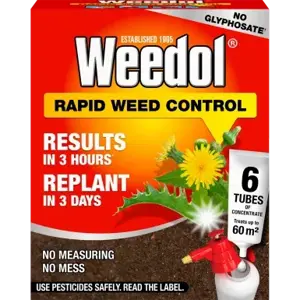 Weedol Rapid Weed Control Concentrate 6 Tubes - image 1